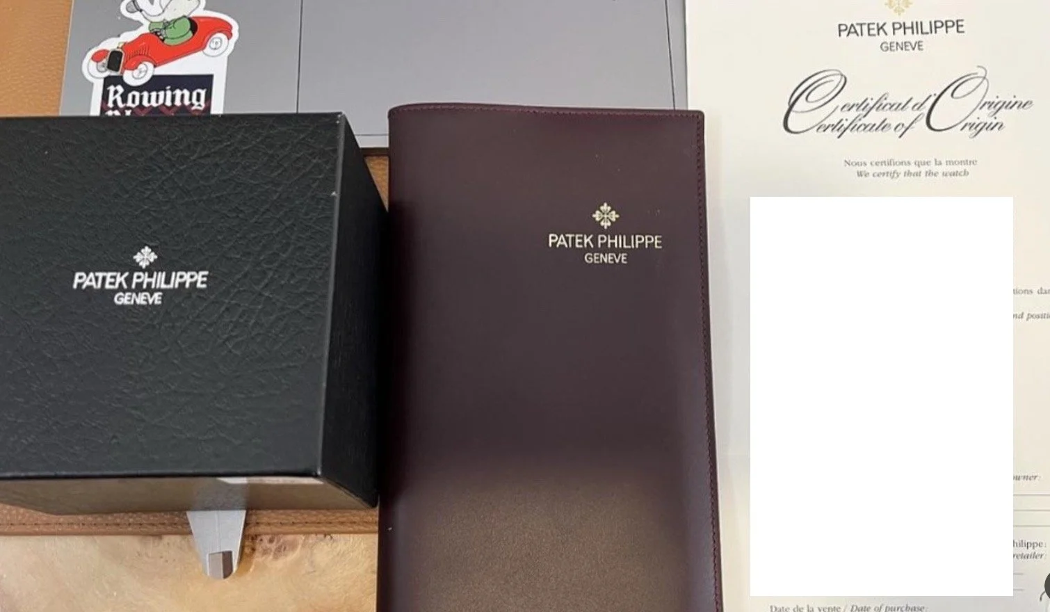 Patek Philippe Aquanaut Reference 5065/1A-010 Unpolished Full Set